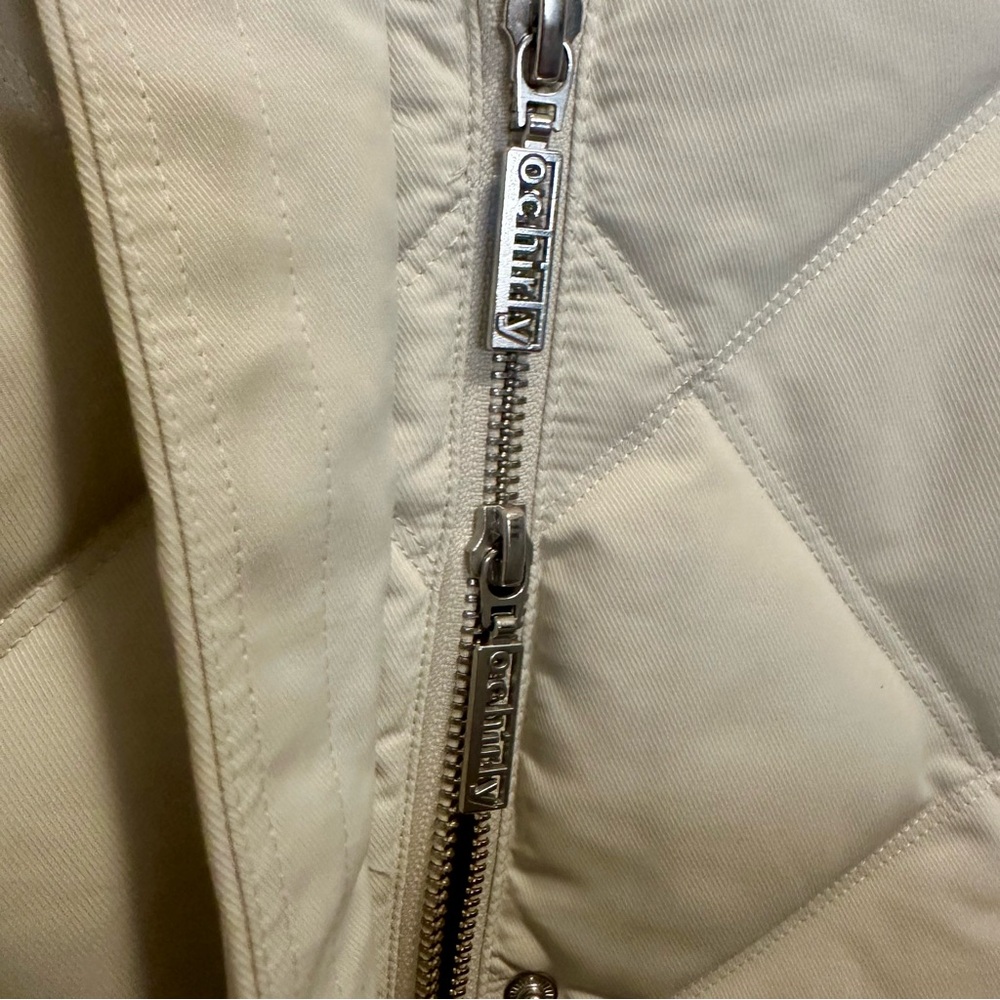 💥CLEAROUT💥Ochirly Long White Puffer Jacket w Detachable Hood Asia Large, 170/92A - Picture 4 of 10